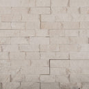 Freska splitface ledger panel 6X24 natural limestone wall tile LPNLLFRE624 product shot multiple tiles top view