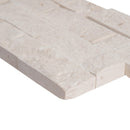 Freska splitface ledger panel 6X24 natural limestone wall tile LPNLLFRE624 product shot profile view