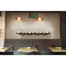 Freska splitface ledger panel 6X24 natural limestone wall tile LPNLLFRE624 product shot wall view