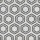 Georama nero 12.63X14.38 polished marble mesh mounted mosaic tile SMOT-GEORAMA-NEROP product shot multiple tiles top view