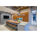 Glacial grey splitface ledger panel 6X24 natural marble wall tile LPNLMGLAGRY624 product shot wall view