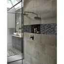 Glissen 12X12 glass mesh mounted mosaic tile SMOT-GLSB-CR-GLI6MM product shot bath view