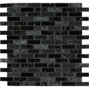 Glissen 12X12 glass mesh mounted mosaic tile SMOT-GLSB-CR-GLI6MM product shot multiple tiles close up view