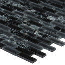 Glissen 12X12 glass mesh mounted mosaic tile SMOT-GLSB-CR-GLI6MM product shot profile view