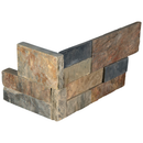 Rockmount Gold Rush Splitface Ledger Corner 6"x18" Natural Slate Wall Tile - MSI Collection