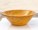 Golden Sienna Travertine V-Shape Tapered Above Vanity Bathroom Sink Polished (D)16" (H)6" side view