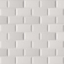 Gray glossy beveled 3 x 6 glazed ceramic wall tile msi collection NGRAGLO3X6BEV product shot multiple tiles top view
