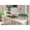 Gray glossy glazed ceramic wall tile msi collection NGRAGLO4X16 product shot kitchen view