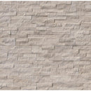 Gray oak split face ledger panel 6X24 marble wall tile LPNLMGRYOAK624 product shot multiple tiles top view