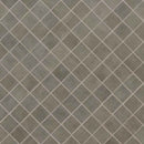 Gridscale Concrete 12"X12" Ceramic Mesh-Monted Mosaic Tile 2"x2"- MSI Collection