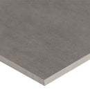 Gridscale graphite 12x24 matte ceramic floor and wall tile NGRIGRA1224 product shot profile view