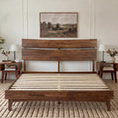 Aurora Solid Wood Bed Frame
