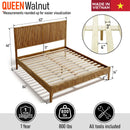 Bosk Solid Wood Bed Frame