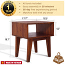 Serena Solid Wood Nightstand