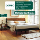 Callisto Solid Wood Bed Frame