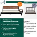 Callisto Solid Wood Bed Frame