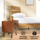 Silvia Solid Wood Nightstand