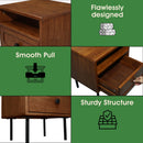 Savana Solid Wood Single-Drawer Nightstand