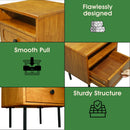 Savana Solid Wood Single-Drawer Nightstand