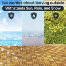 Solid Wood Deck Tiles Set 10