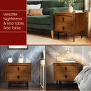 Savana Solid Wood 2-Drawer Nightstand