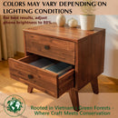 Silvia Solid Wood Nightstand