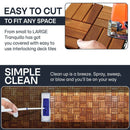 Solid Wood Deck Tiles Set 10