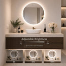 Round Backlit LED BATHROOMS Vanity  Mirrors With Dimmable Lights