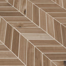 Havenwood saddle chevron 12X15 glazed porcelain mesh mounted mosaic tile NHAVSADCHE12X15 product shot multiple tiles angle view