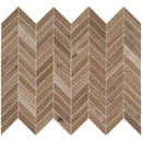 Havenwood saddle chevron 12X15 glazed porcelain mesh mounted mosaic tile NHAVSADCHE12X15 product shot multiple tiles top view
