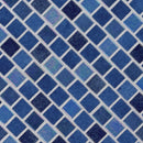 Hawaiian blue 11.81X11.81 glass mesh mounted mosaic tile SMOT-GLSB-HAWBLU4MM product shot multiple tiles angle view