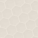 Hexley dove 9x10.5 hexagon matte porcelain field tile  msi collection NHEXDOV9X10.5HEX product shot angle view