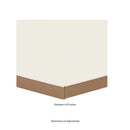 Hexley dove 9x10.5 hexagon matte porcelain field tile  msi collection NHEXDOV9X10.5HEX product shot measurement view 2