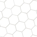 Hexley ecru 9x10.5 hexagon matte porcelain field tile  msi collection NHEXECR9X10.5HEX product shot angle view