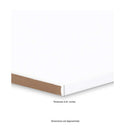 Hexley ecru 9x10.5 hexagon matte porcelain field tile  msi collection NHEXECR9X10.5HEX product shot measurement view 2