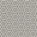 Hexley hive 9x10.5 hexagon matte porcelain field tile  msi collection NHEXHIV9X10.5HEX product shot wall view