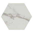 Hexley marbello 9x10.5 hexagon matte porcelain field tile  msi collection NHEXMAR9X10.5HEX product shot tile view