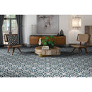 Hydraulic Collection Harrogate Porcelain Tile 13x13 Matte Two Wood Look Chairs