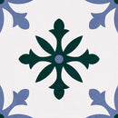Hydraulic Collection Liverpool White Porcelain Tile 13x13 Matte product shot