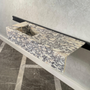 HANDCRAFTED CUSTOM CALACATTA VIOLA MARBLE SINK (NS-105)