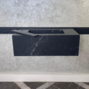 HANDCRAFTED NERO MARQUINIA HIGH ENGINEERED STONE SINK (ES-042)