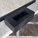 HANDCRAFTED NERO MARQUINIA HIGH ENGINEERED STONE SINK (ES-042)