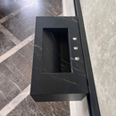 HANDCRAFTED NERO MARQUINIA HIGH ENGINEERED STONE SINK (ES-042)