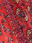 Antique 1920’s Tribal Turkoman Tekke Wedding Rug 3’4” x 4’1”