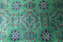 Hand-Knotted Afghani Bukharayi Wool Rug – 6’7″  x  9’9″
