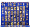 Hand-Knotted Bakhtiari Afghan Wool Area Rug – 6'7" x 9'9" | Blue, Durable, Timeless Design