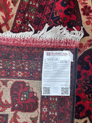 Hand-Knotted Afghani Heart Shape Wool Rug – 6’6″  x  9’5″