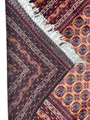 Hand-Knotted Afghani Mawri Wool Rug – 6'9″ x 9'6″