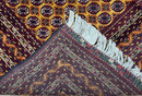 Hand-Knotted Afghani Mawri Wool Rug – 6’5″  x  9’4″