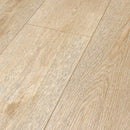 Mansion Ecru Oak EIR 12 mm 9.3"x72" Uniclic HDF AC5 Waterproof Laminate Wood Flooring - Dekorman Collection angle view